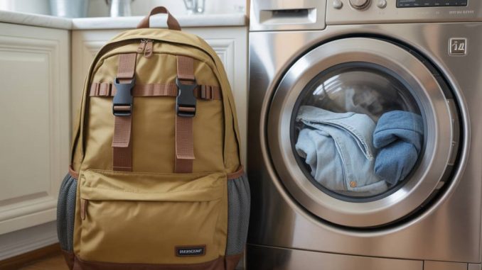 Can i put my backpack in the wash without ruining it: step-by-step guide for men